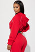 Good Moves Lounge Hoodie - Red