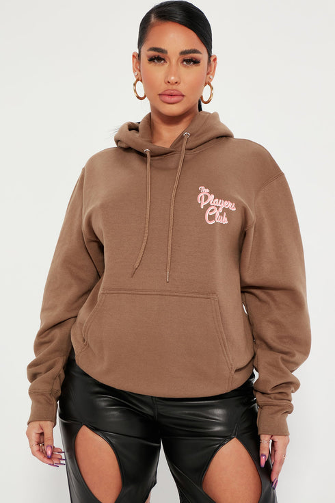 The Players Club Hoodie - Taupe