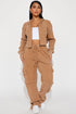Blair Thermal Pant Set - Brown