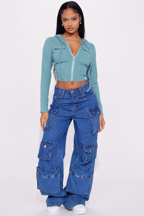 Before Sunrise Lounge Hoodie - Teal