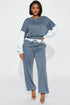 Coreen Reflective Jogger Set - Charcoal