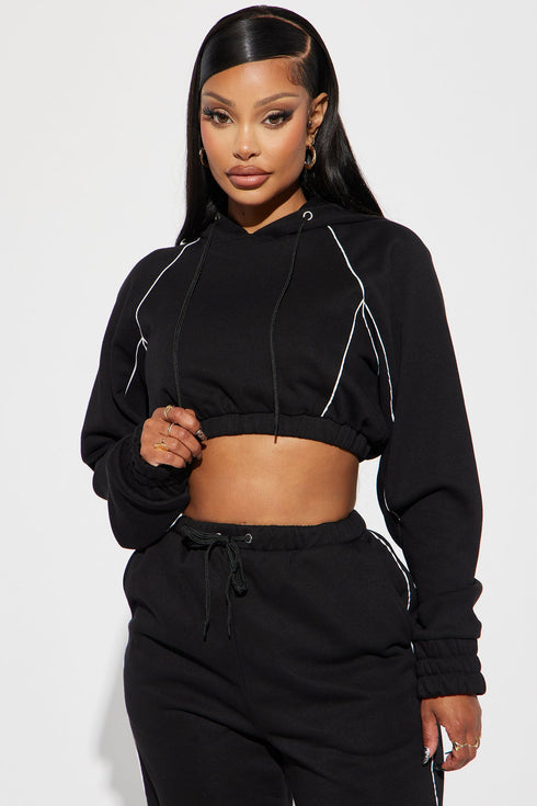 Good Moves Lounge Hoodie - Black