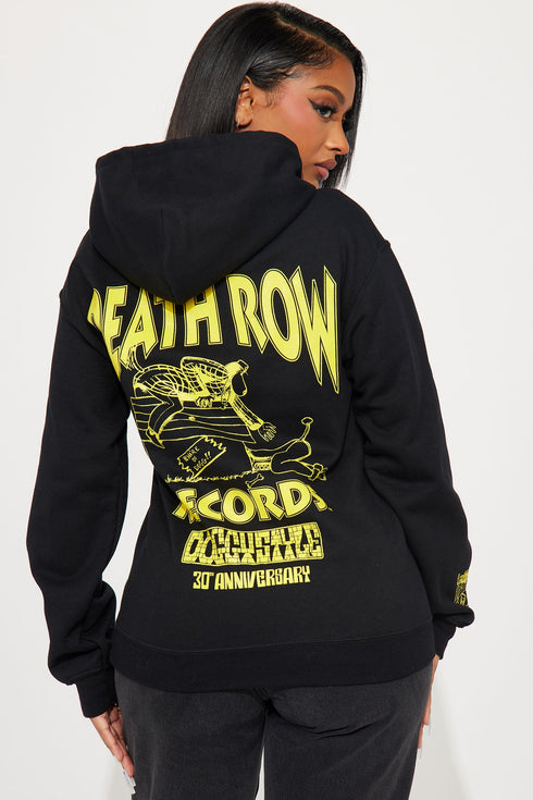 Death Row Records Graphic Hoodie - Black