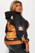 Live Like Betty Graphic Hoodie - Black/Orange