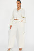 Blair Thermal Pant Set - Cream