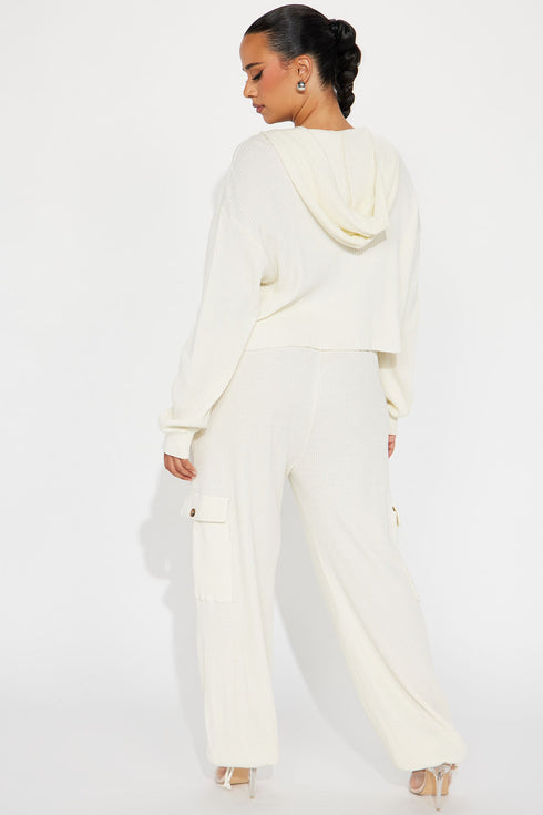 Blair Thermal Pant Set - Cream