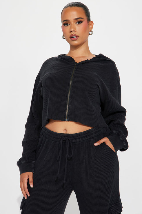 Blair Thermal Pant Set - Black