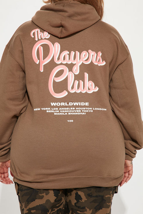 The Players Club Hoodie - Taupe