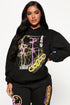 Don't Forget Smile Hoodie - Black