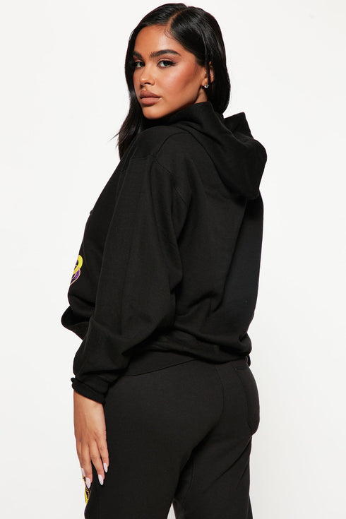 Don't Forget Smile Hoodie - Black