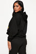 Don't Forget Smile Hoodie - Black