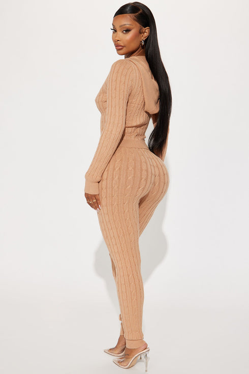 Rylee Sweater Legging Set - Taupe