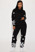 Star Shine Lounge Hoodie - Black