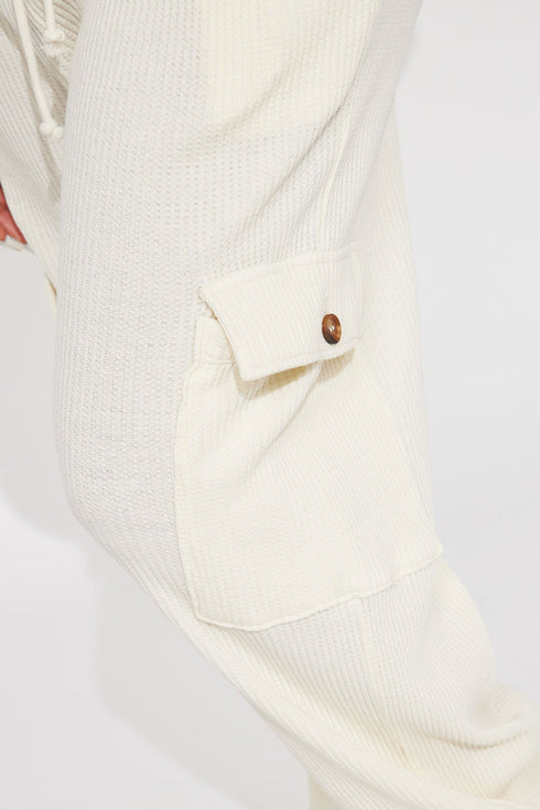 Blair Thermal Pant Set - Cream