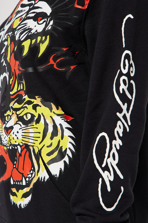 Ed Hardy Panther hoodie - Black