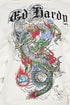 Ed Hardy Dragon Hoodie - Ivory