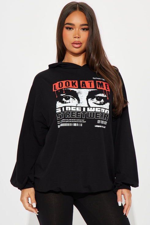 Look At Me Legging Set - Black/Red