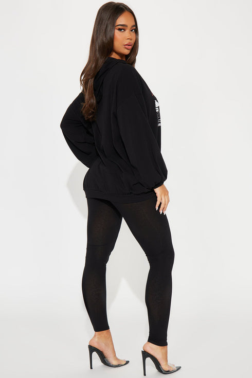 Look At Me Legging Set - Black/Red