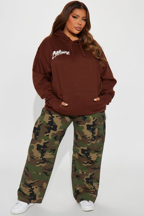 Limitless Graphic Hoodie - Brown