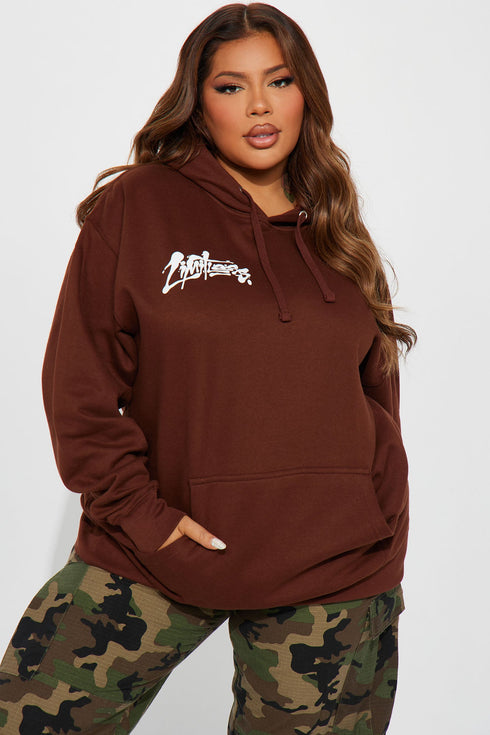 Limitless Graphic Hoodie - Brown