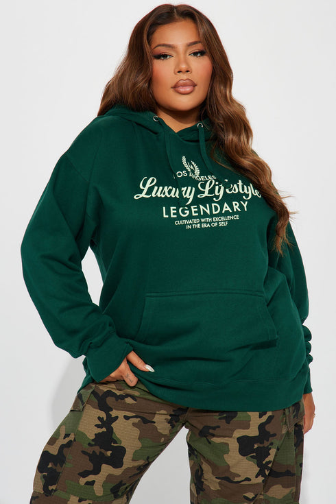 Living In Luxury Hoodie - Green