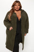 Cabin Stay Sherpa Jacket - Olive