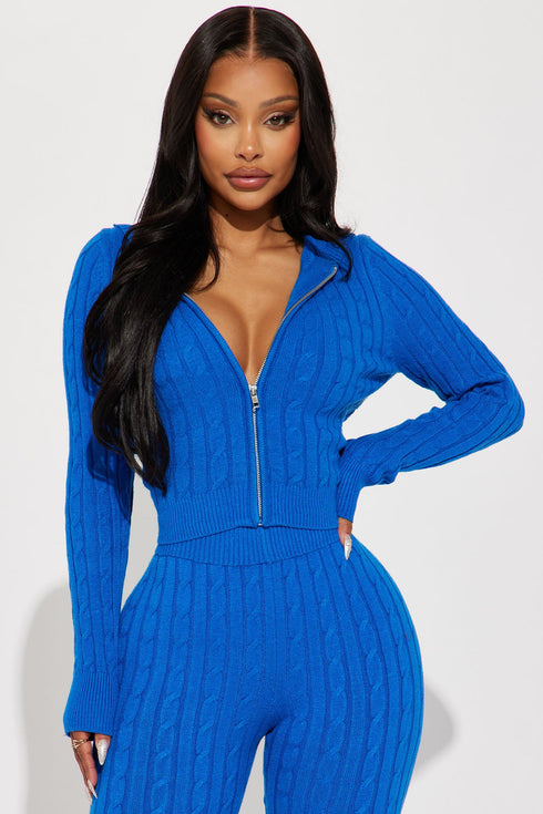 Rylee Sweater Legging Set - Royal