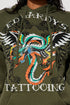 Ed Hardy Tattooing Hoodie - Olive