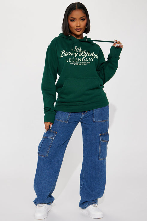 Living In Luxury Hoodie - Green