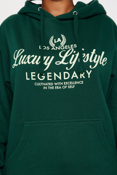Living In Luxury Hoodie - Green