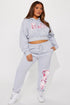 Barbie World Cropped Hoodie - Grey