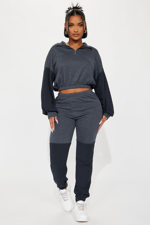 Never Leaving Jogger Set - Grey