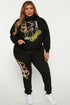 Don't Forget Smile Hoodie - Black