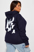 Flyest In The East Graphic Hoodie - Navy