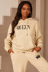 Family Goals Women's Queen Hoodie - Tan