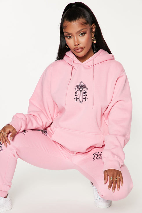 Best Behavior Hoodie - Pink
