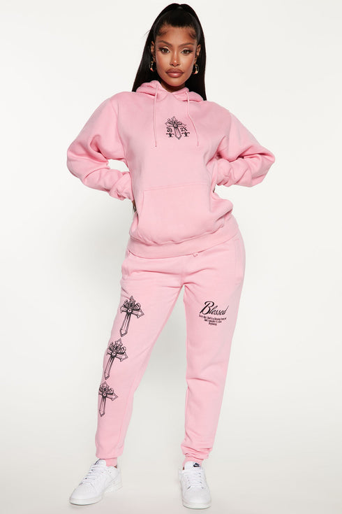 Best Behavior Hoodie - Pink