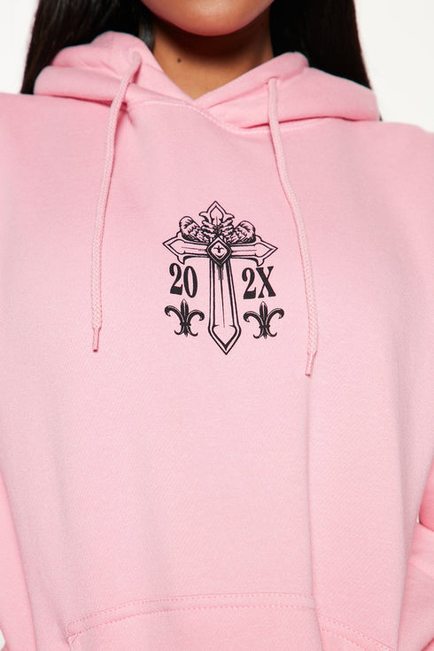 Best Behavior Hoodie - Pink