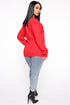 Fake Smile Sweatshirt - Red