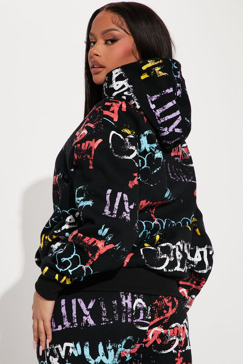 Tough Act To Follow Hoodie - Black