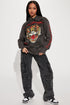 Ed Hardy Tiger Hoodie - Charcoal