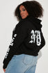 New York Attitude Graphic Hoodie - Black