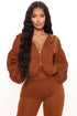 Good For You Ruched Pant Set - Brown