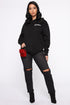 All Eyes On Me Hoodie - Black