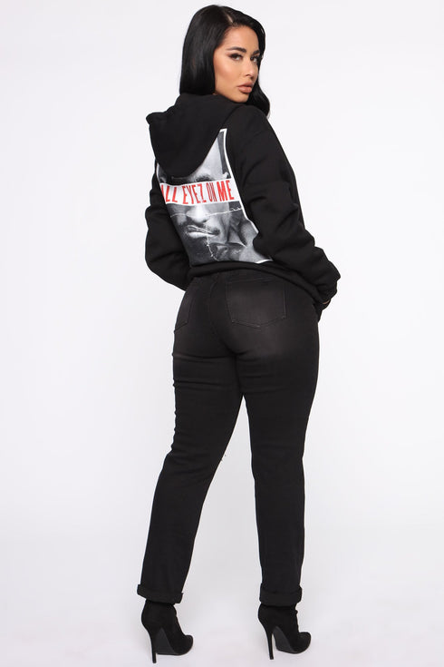 All Eyes On Me Hoodie - Black