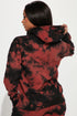Blessed Tie Dye Hoodie - Red/combo
