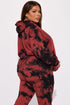 Blessed Tie Dye Hoodie - Red/combo