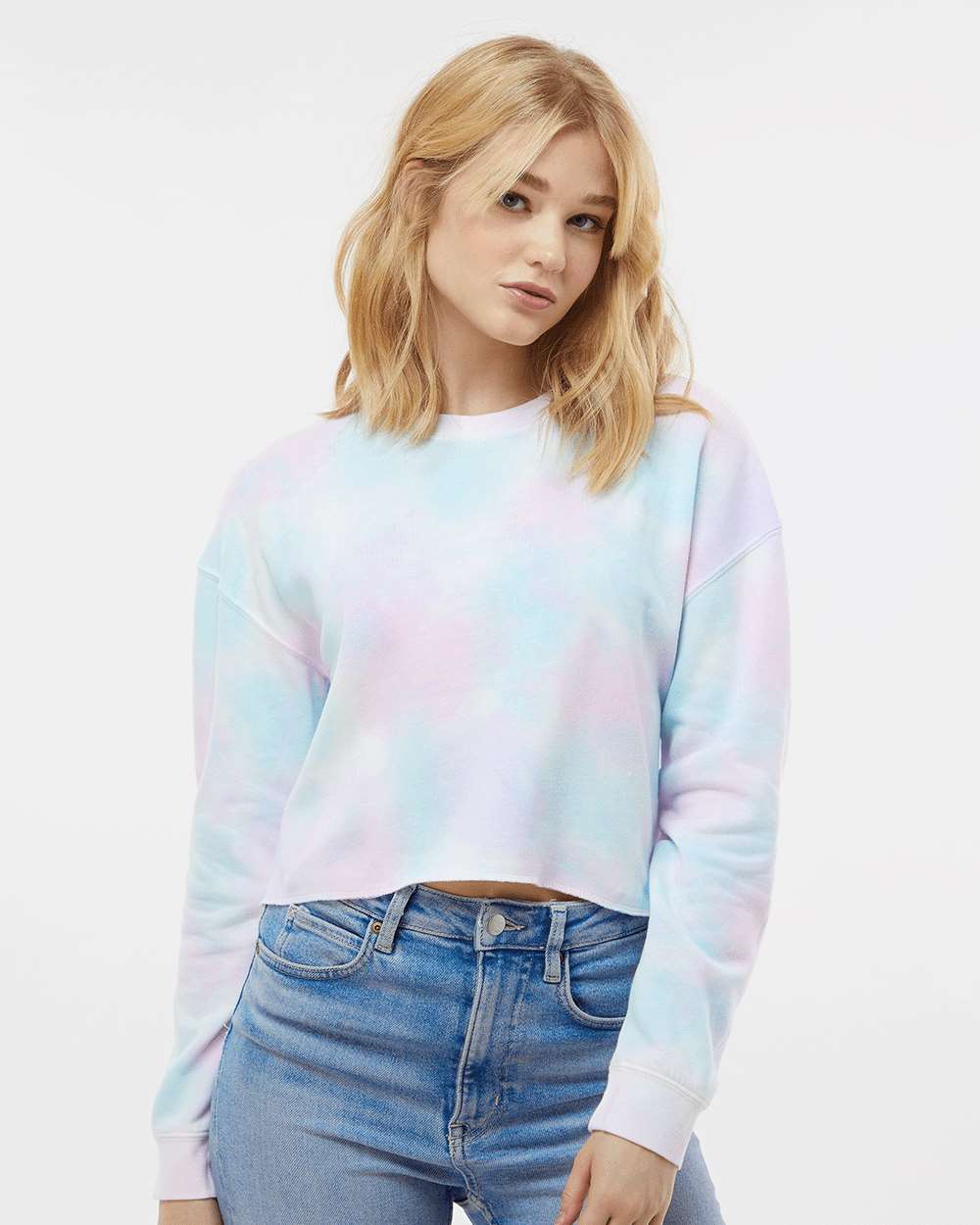 Sweat Cropé Ten Six Sherman – Modèle Sherman Dip Dye, Taille M, Neuf Avec étiquettes